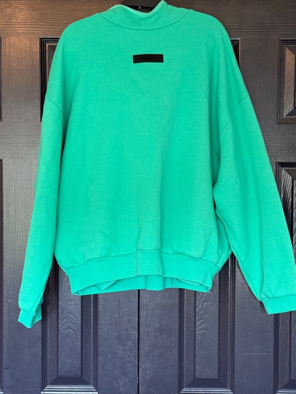 NWT Fear of God Essentials mint green hoodie M